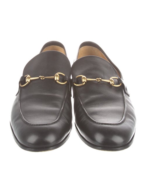 Gucci Horsebit Accent Leather Loafers
