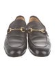 Gucci Horsebit Accent Leather Loafers