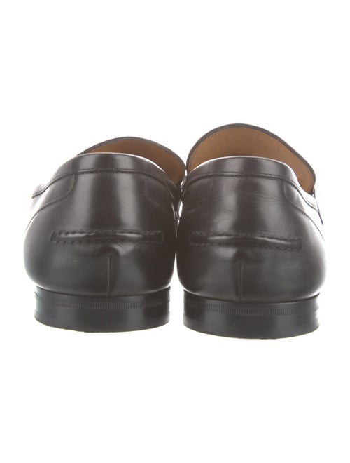 Gucci Horsebit Accent Leather Loafers