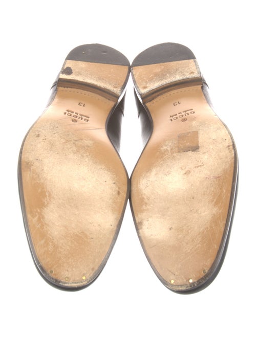 Gucci Horsebit Accent Leather Loafers
