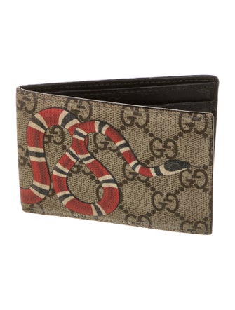 Gucci GG Supreme Leather Bifold Wallet