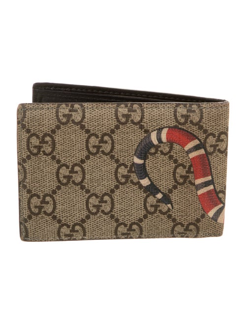 Gucci GG Supreme Leather Bifold Wallet