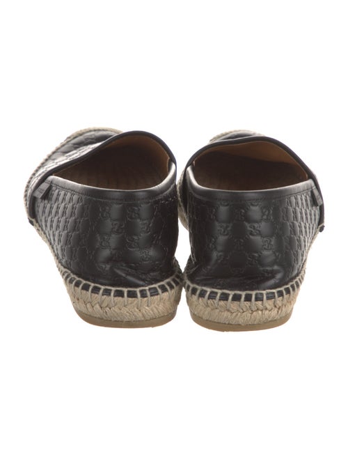 Gucci Microguccissima Pattern Leather Espadrilles