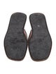 Gucci Interlocking G Logo Canvas Flip Flops