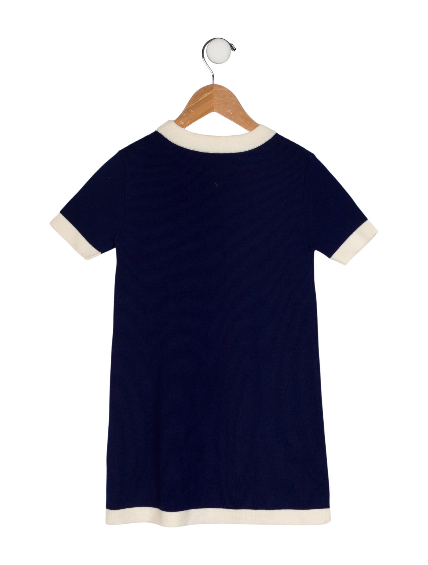 Gucci Girls' Wool Short Sleeve Dress