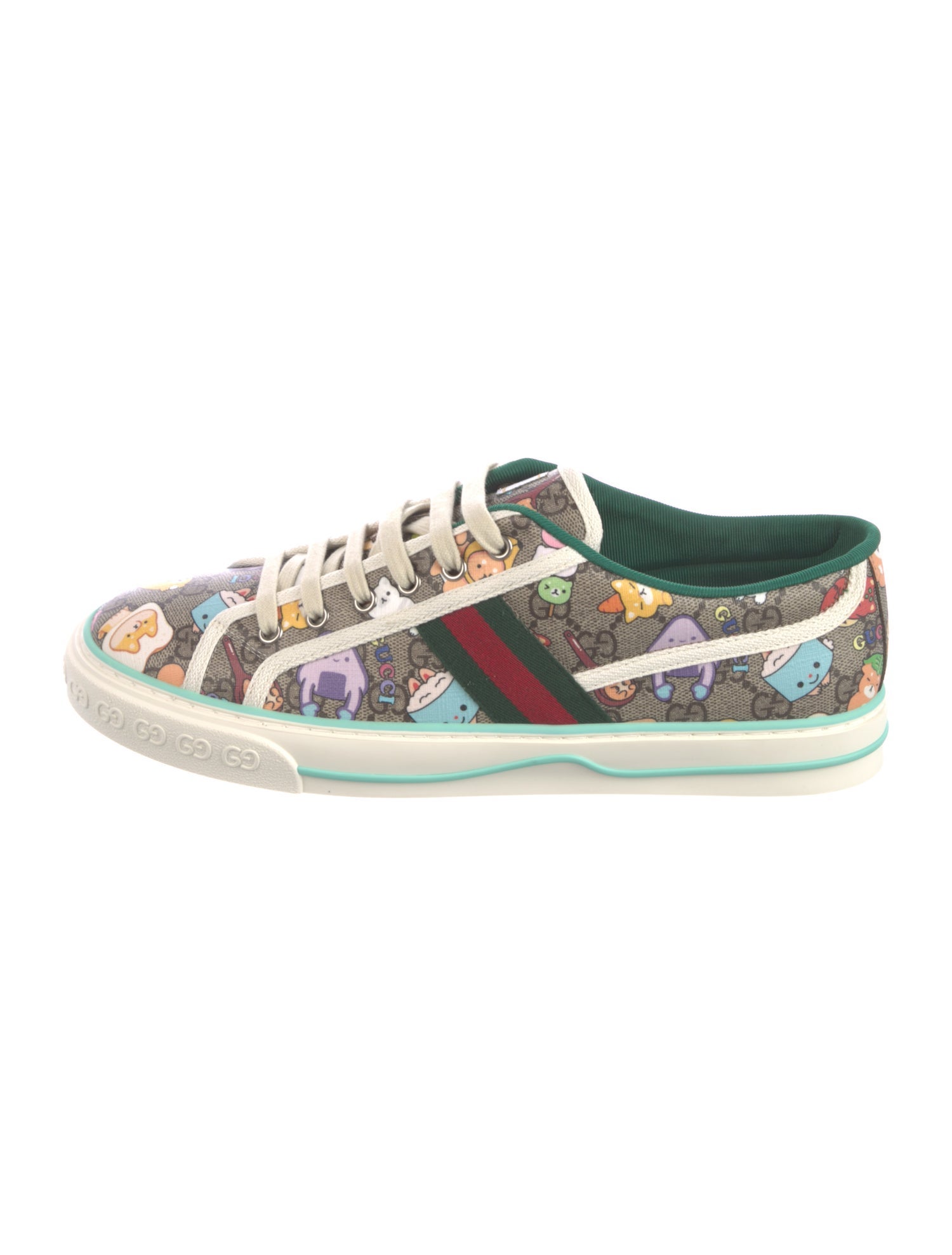 Gucci GG Supreme Grosgrain Trim Sneakers