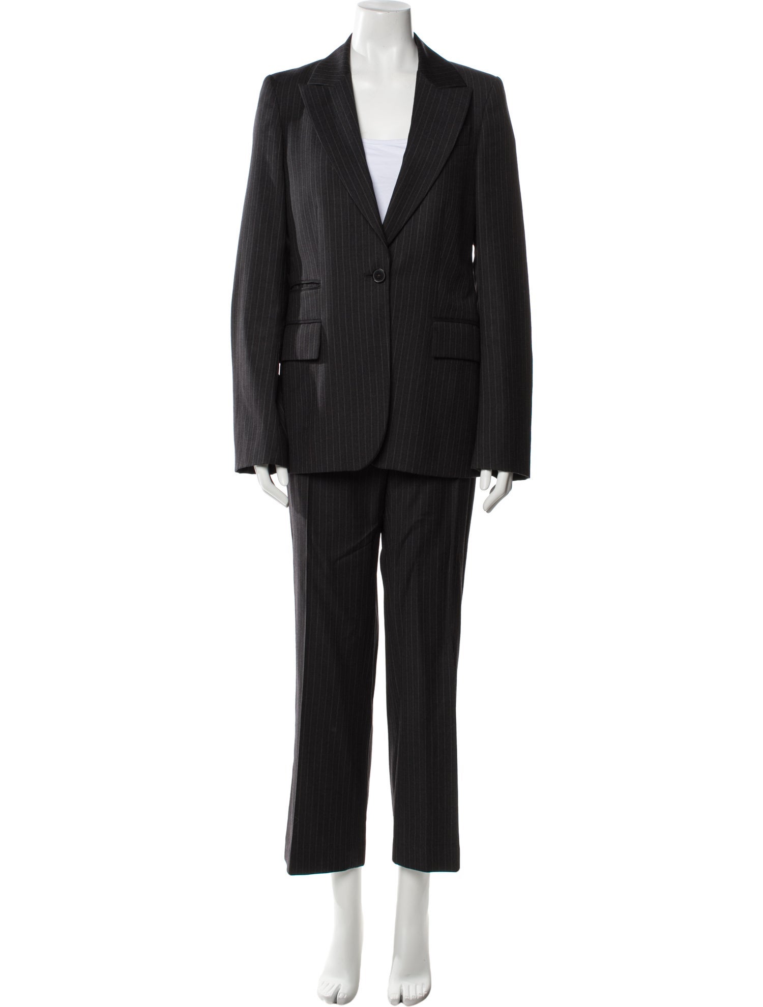 Gucci Wool Striped Pantsuit