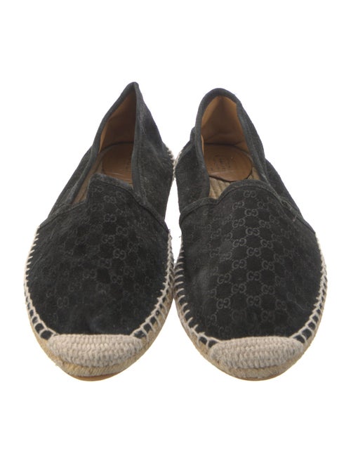 Gucci Microguccissima Pattern Suede Espadrilles