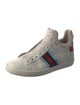Gucci Sylvie Web Accent Leather Sneakers