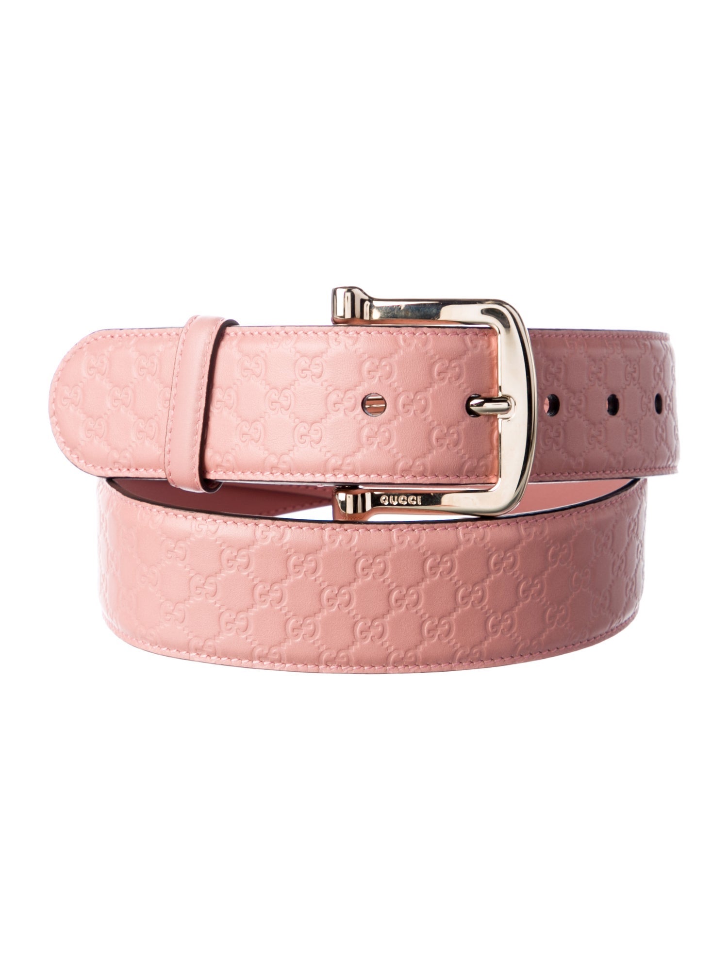 Gucci Microguccissima Pattern Leather Belt