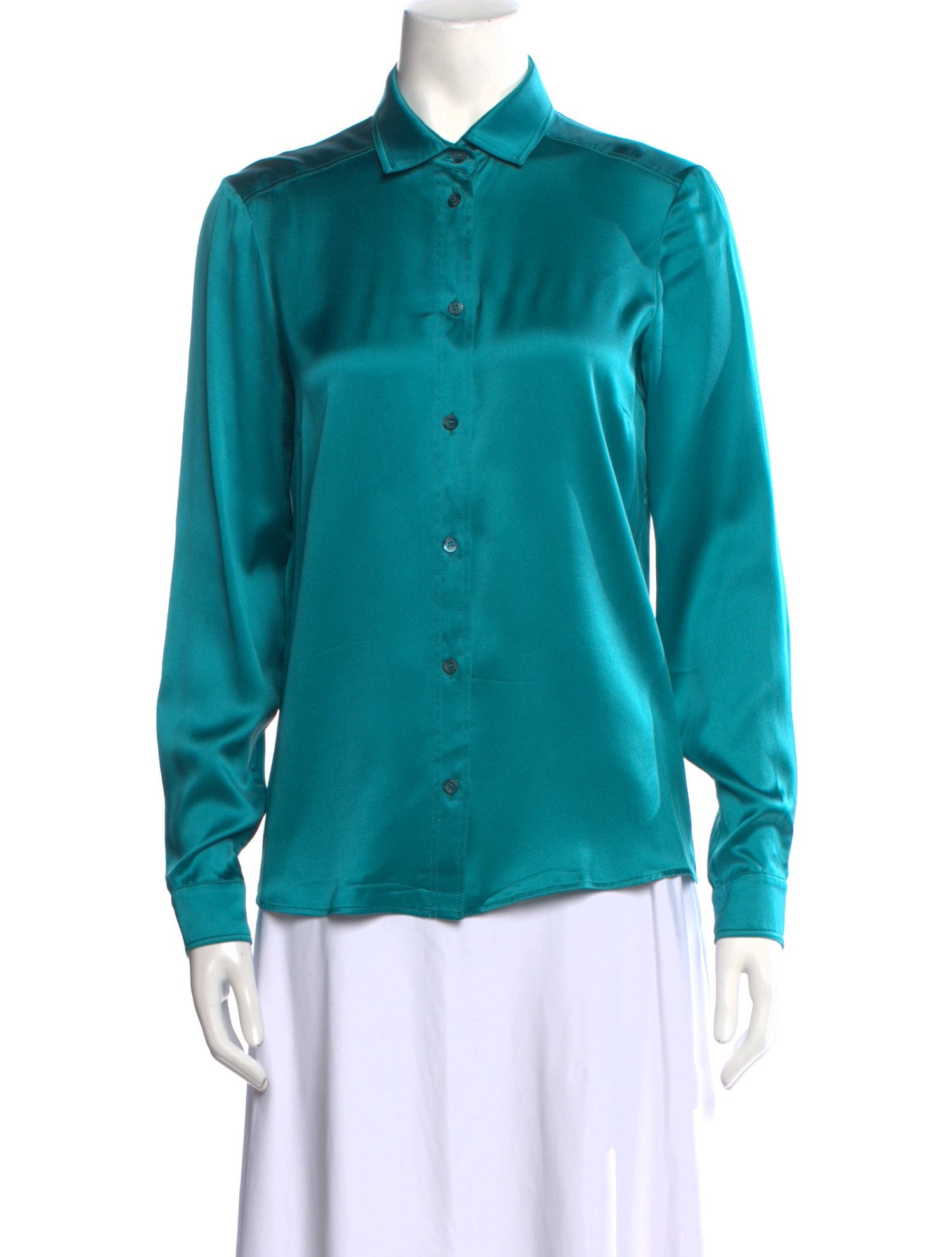 Gucci 2011 Silk Button-Up Top