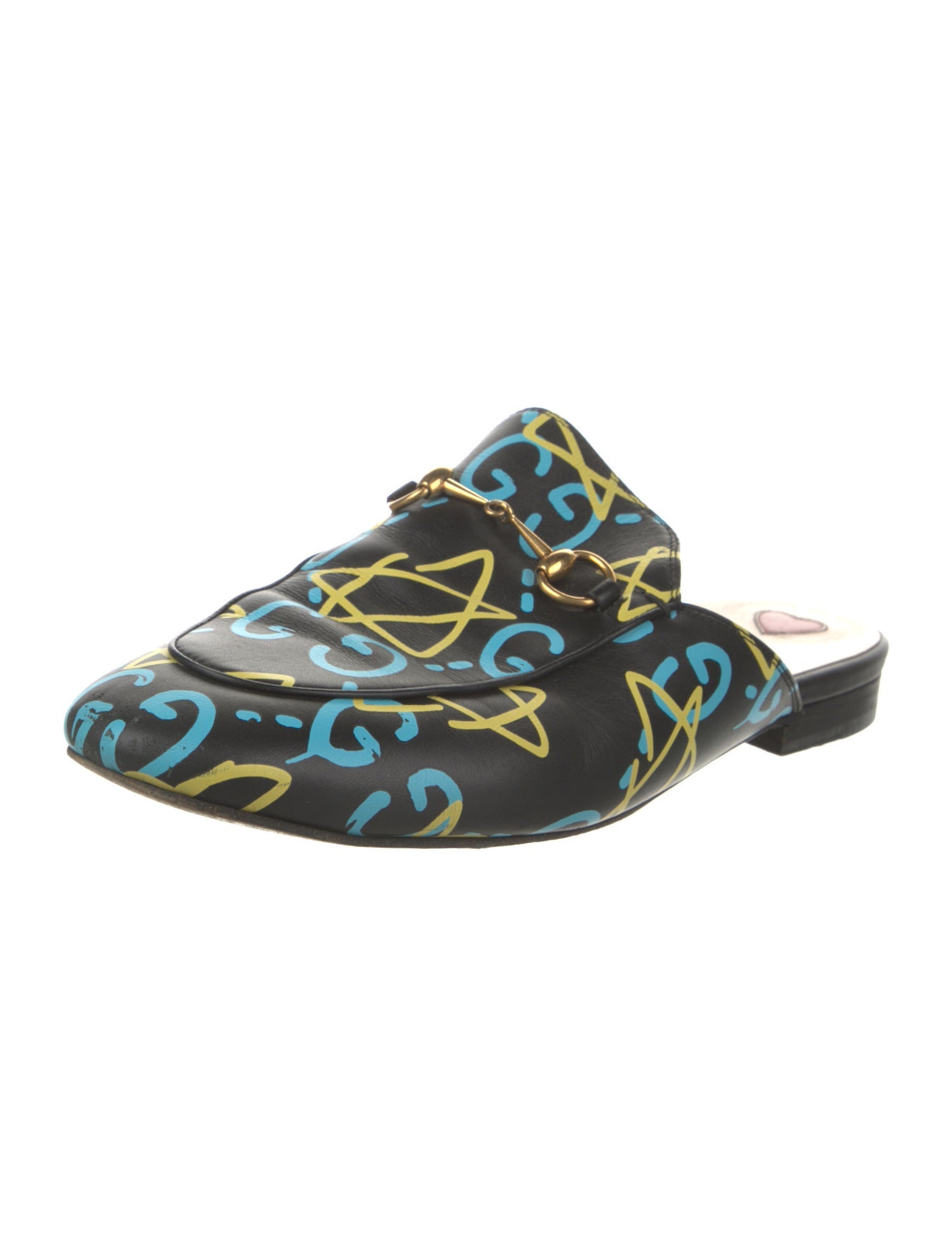 Gucci Horsebit Accent Leather Mules