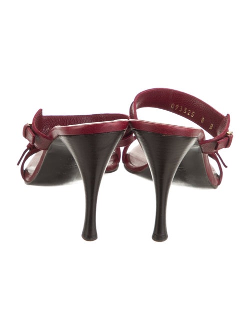 Gucci Interlocking G Logo Leather Slides