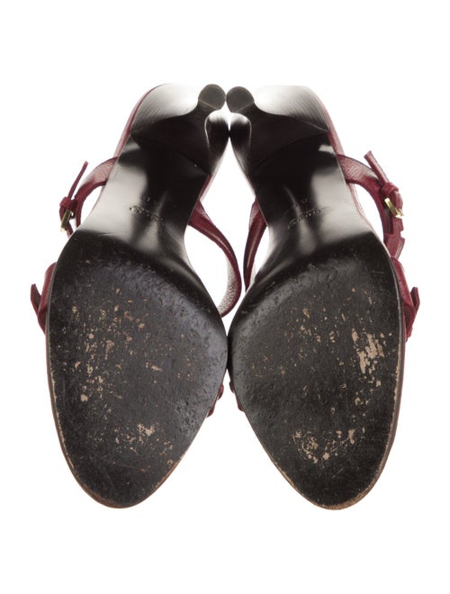 Gucci Interlocking G Logo Leather Slides