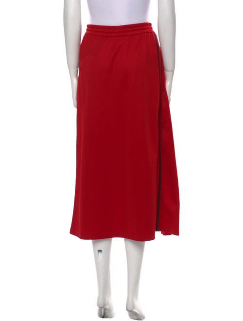 Gucci Grosgrain Trim Midi Length Skirt