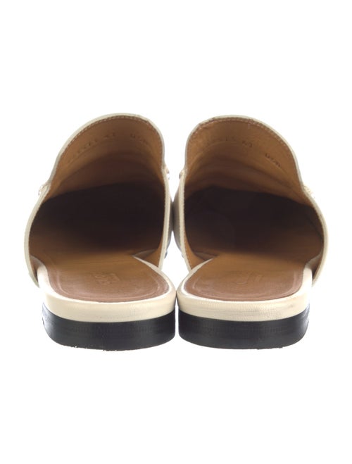 Gucci Horsebit Accent Leather Mules