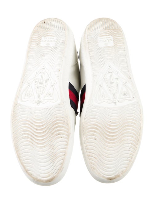 Gucci Sylvie Web Accent Leather Sneakers