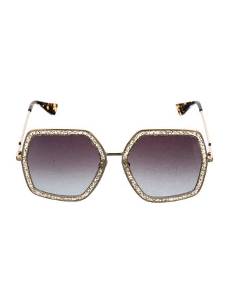 Gucci Square Gradient Sunglasses