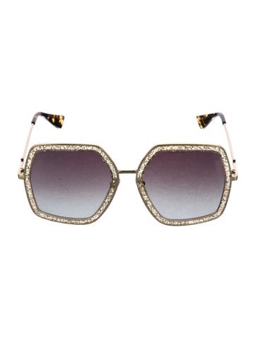 Gucci Sunglasses Square Gradient