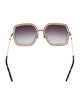 Gucci Square Gradient Sunglasses