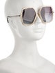Gucci Square Gradient Sunglasses