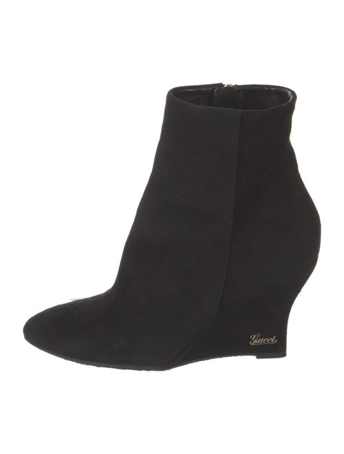 Gucci 1955 Horsebit Accent Suede Sock Boots