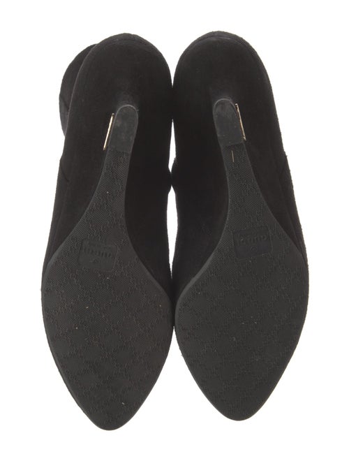 Gucci 1955 Horsebit Accent Suede Sock Boots