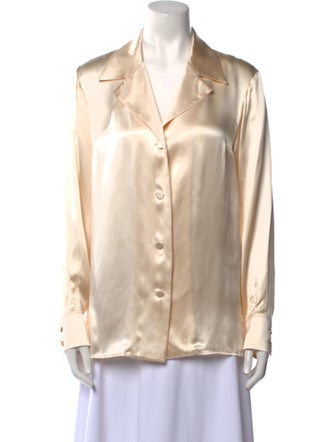 Gucci 2022 Silk Button-Up Top