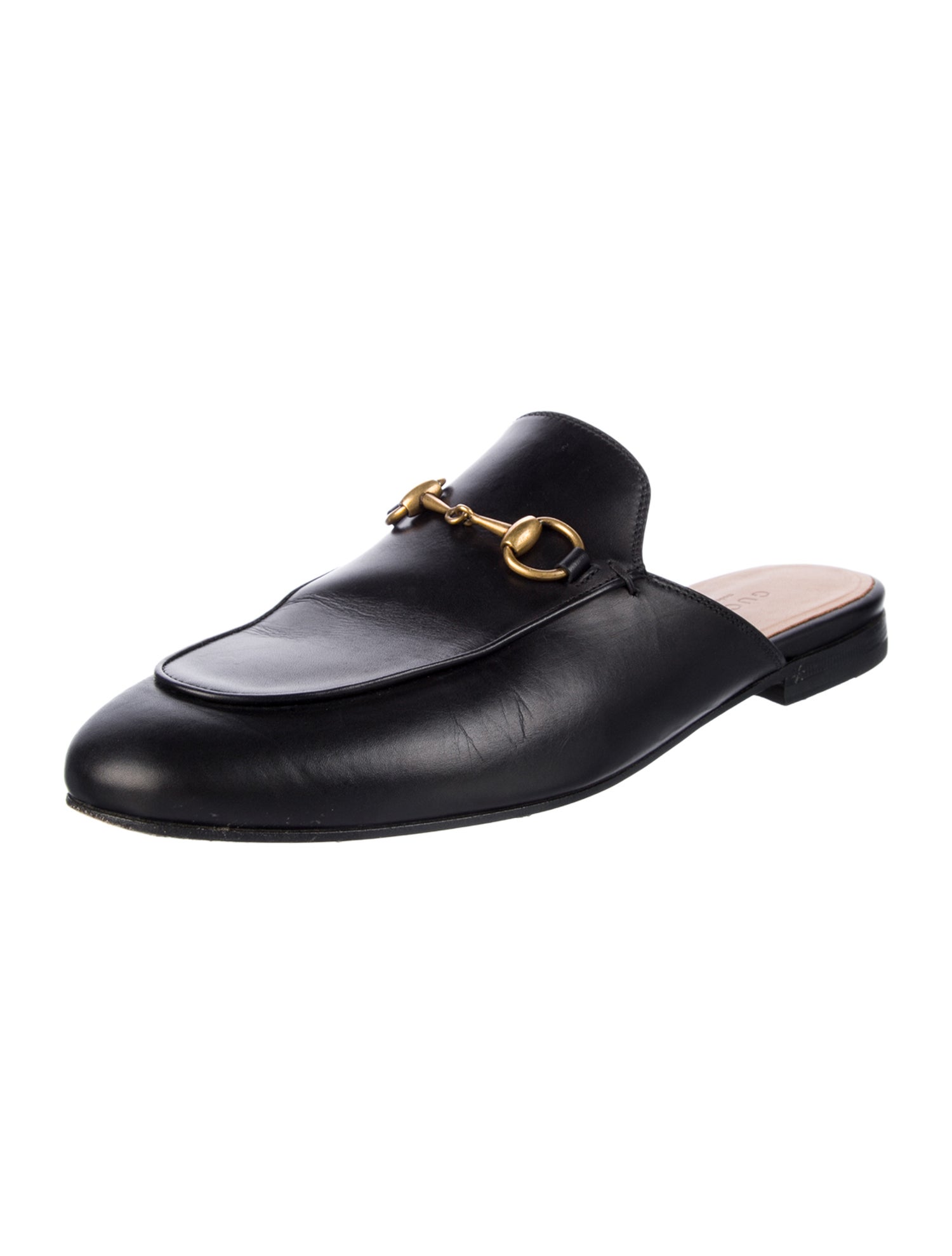 Gucci Princetown Leather Mules