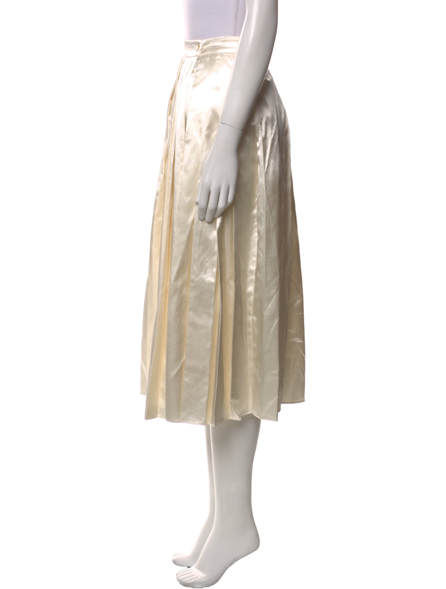 Gucci Satin Midi Length Skirt