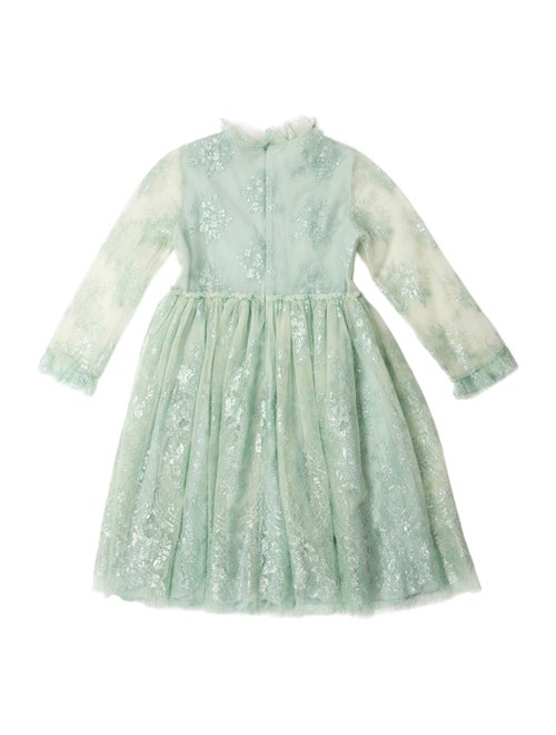 Gucci Girls' Long Sleeve Sequin Dress