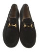 Gucci Horsebit Accent Suede Loafers