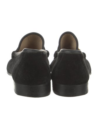 Gucci Horsebit Accent Suede Loafers