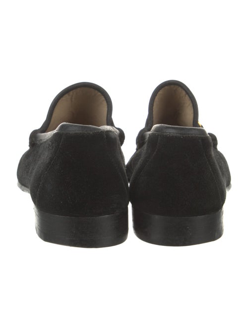 Gucci Horsebit Accent Suede Loafers