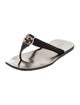 Gucci Interlocking G Logo T-Strap Sandals