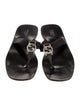 Gucci Interlocking G Logo T-Strap Sandals