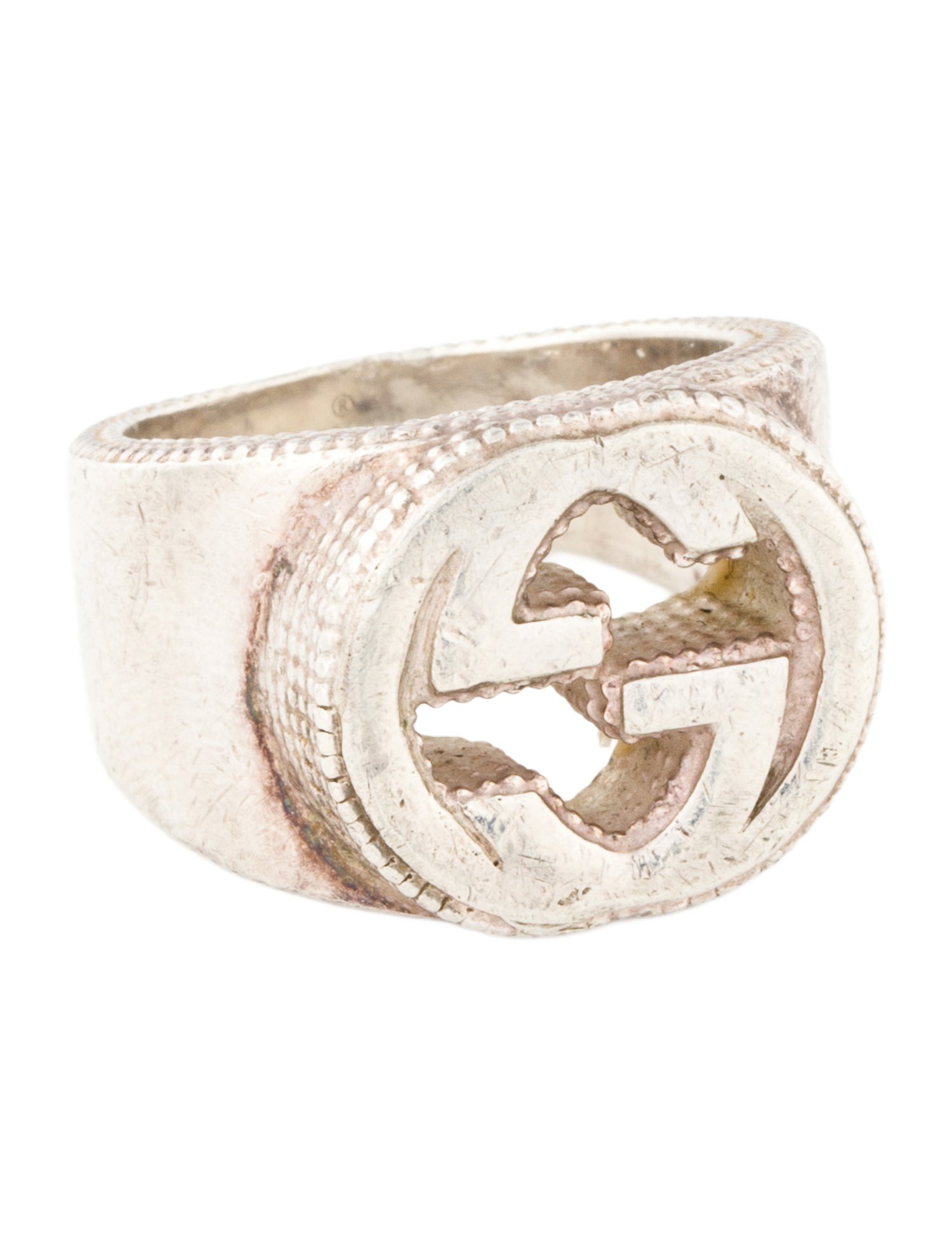 Gucci Interlocking G Signet Ring