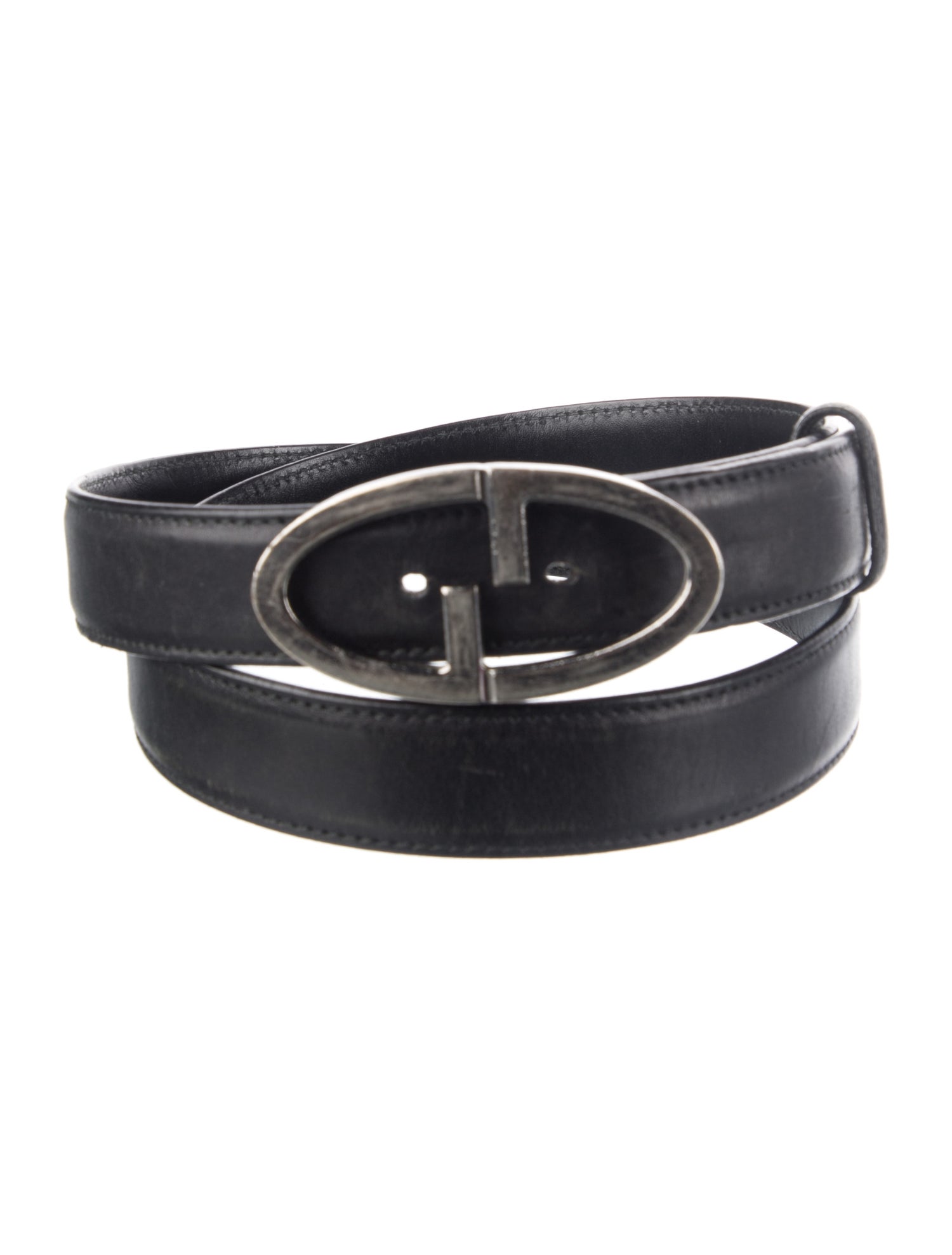 Gucci Skinny Leather Waist Belt