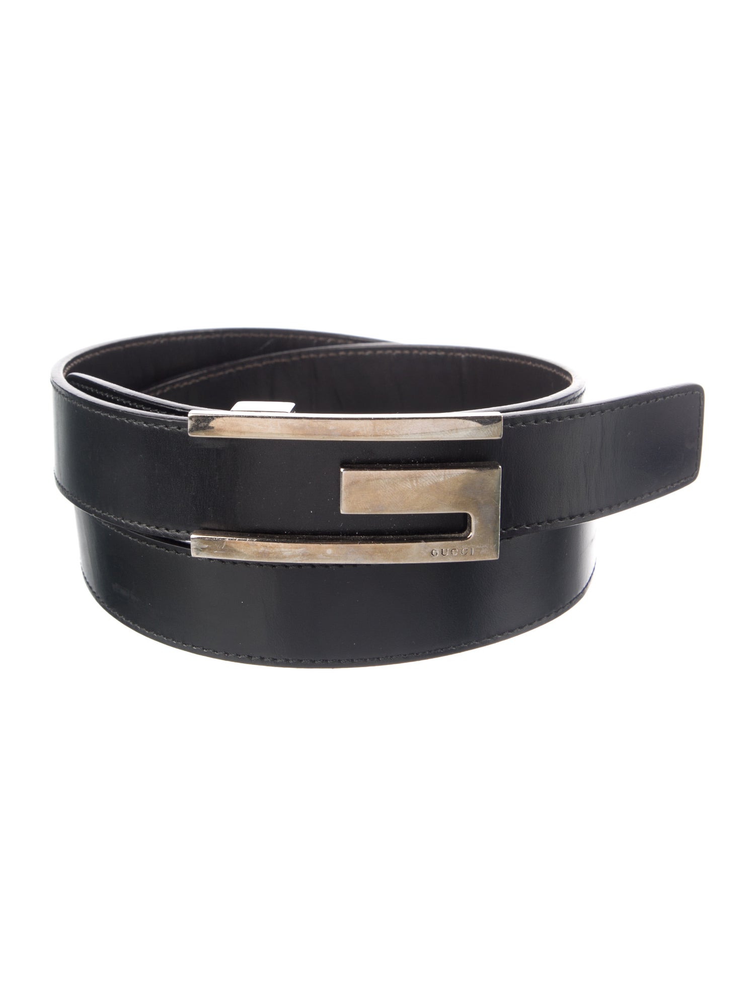Gucci Skinny Leather Waist Belt