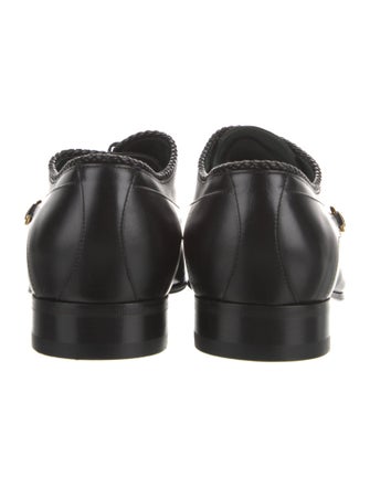 Gucci Horsebit Accent Leather Oxfords