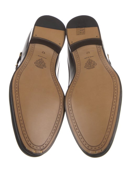Gucci Horsebit Accent Leather Oxfords