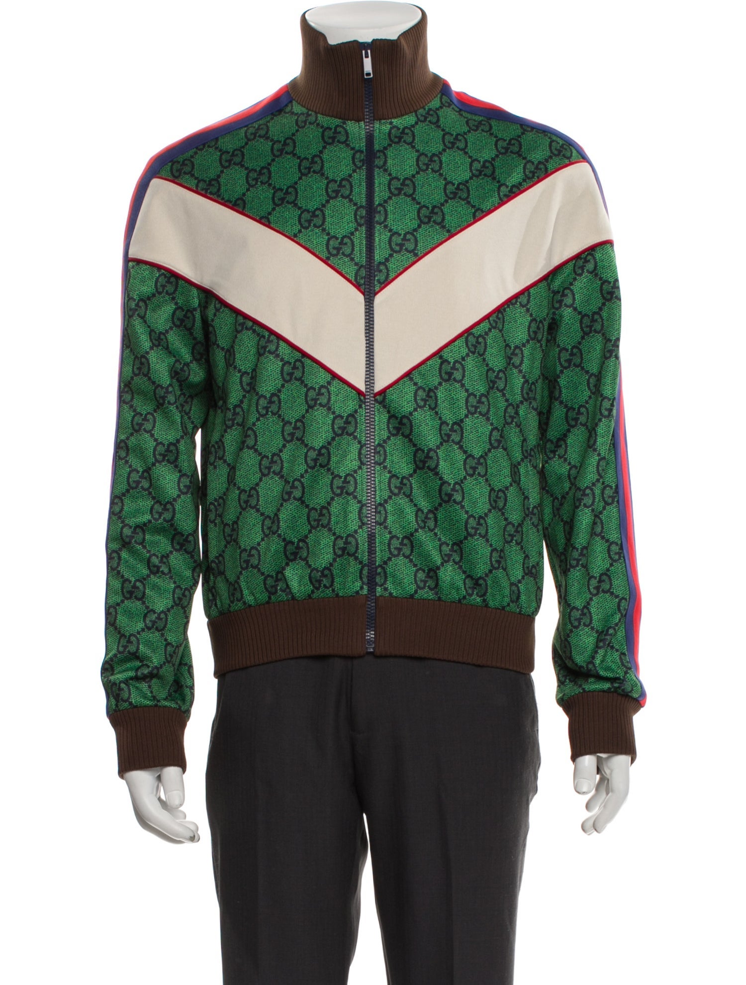 Gucci 2021 GG Logo Windbreaker w/ Tags