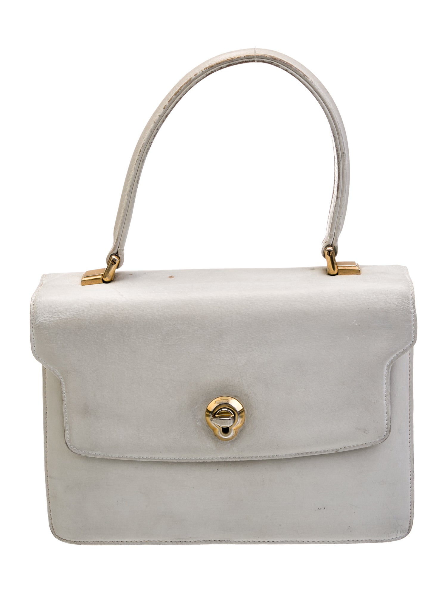 Gucci Leather Top Handle Bag Vintage