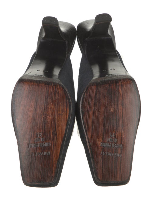 Gucci Interlocking G Logo Canvas Mules