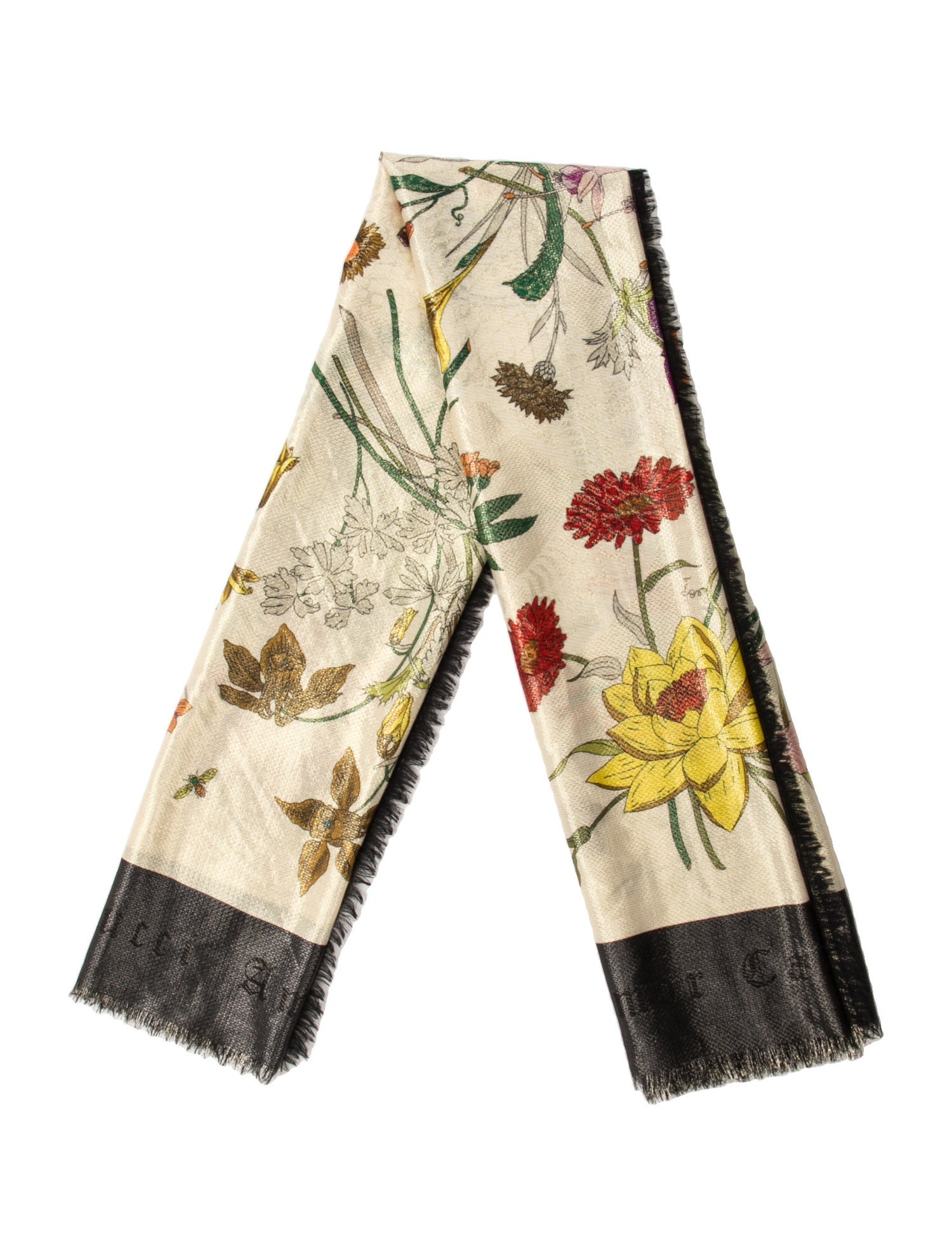 Gucci Wool GG Logo Scarf