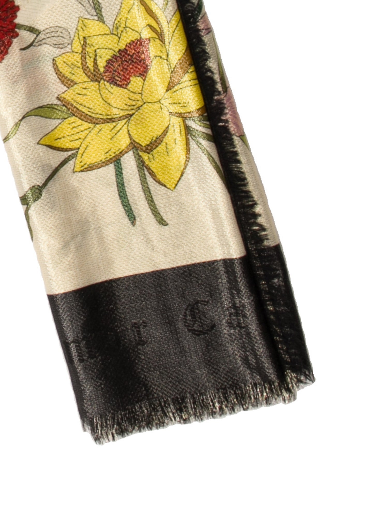 Gucci Wool GG Logo Scarf