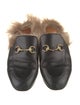 Gucci Horsebit Accent Leather Mules