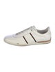 Gucci Web Accent Leather Sneakers