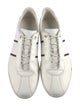 Gucci Web Accent Leather Sneakers