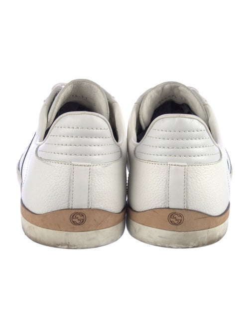 Gucci Web Accent Leather Sneakers